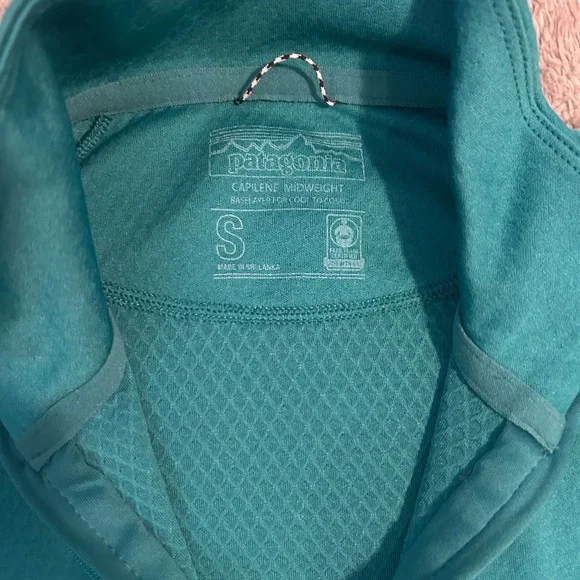 Patagonia Green Fitted Polo Sweatshirt - Picture 4 of 4